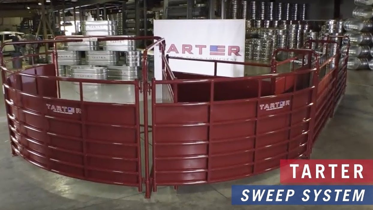 Tarter 180º x 20 Cattlemaster Sheeted Sweep System - Tarter