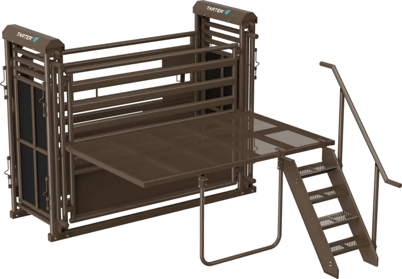 Tarter Bucking Chute Platform Stairs - Tarter