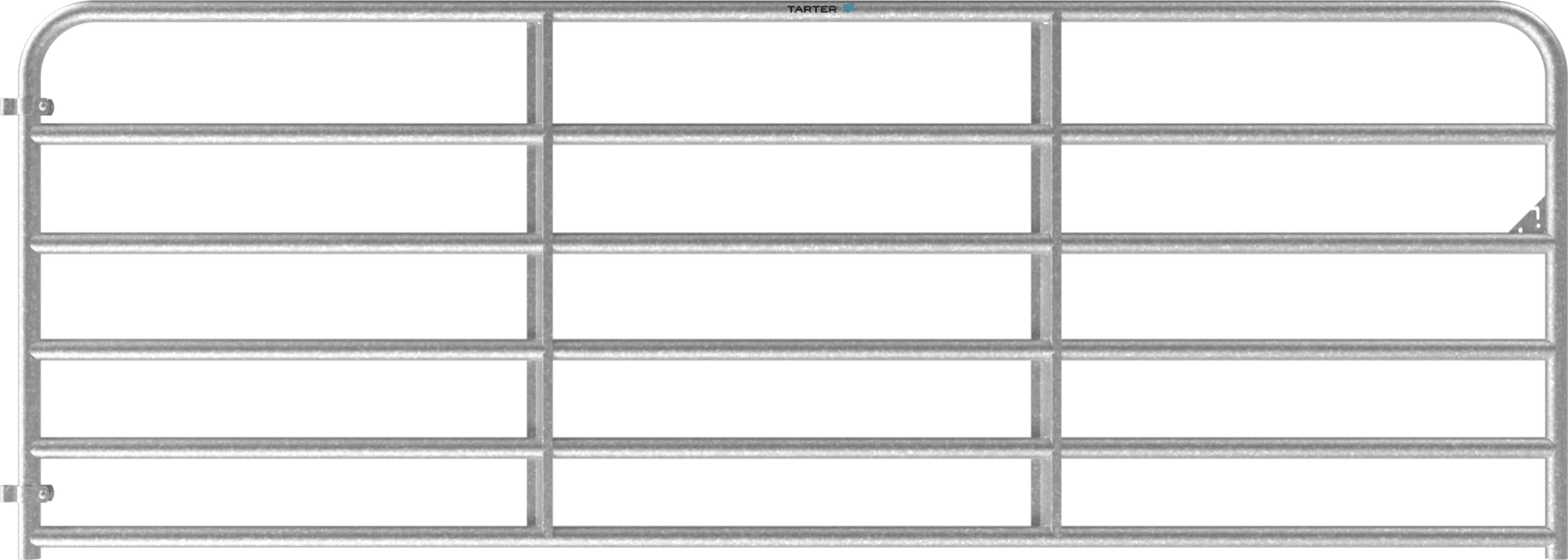 Tarter Bullmax Round Corner Gate - Tarter