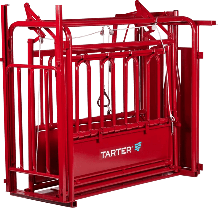 Tarter Cattlemaster Series 3 Squeeze Chute W/ Manual Headgate - Tarter