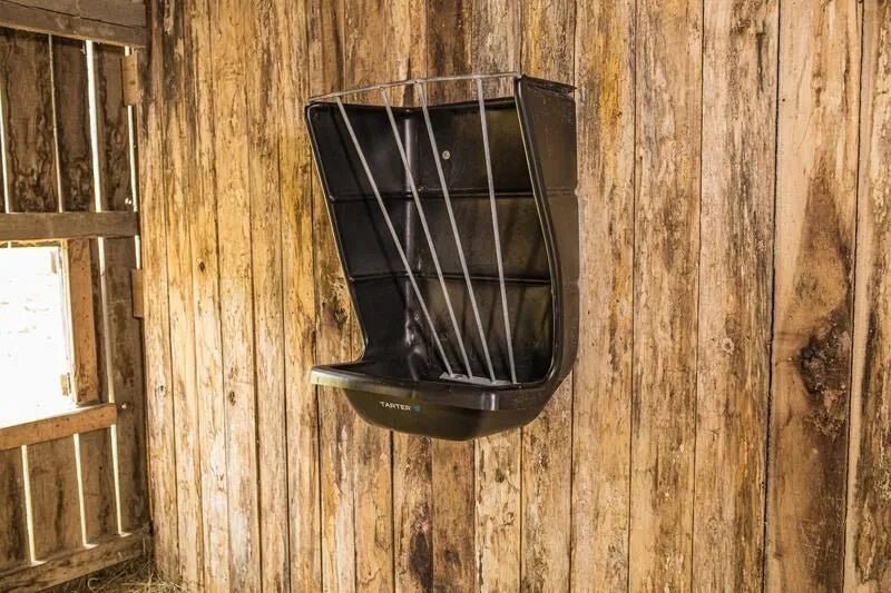 Tarter Wall Mount Poly Hay & Grain Feeder - Tarter