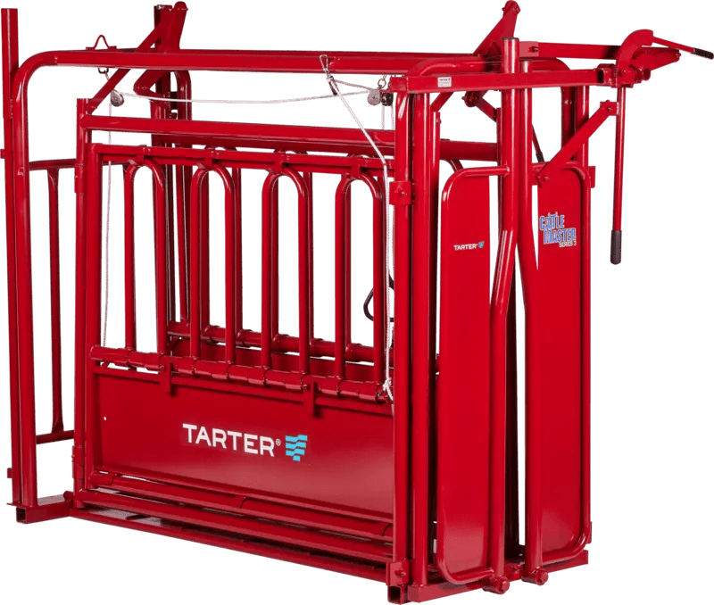 Tarter Cattlemaster Series 3 Squeeze Chute W/ Manual Headgate - Tarter
